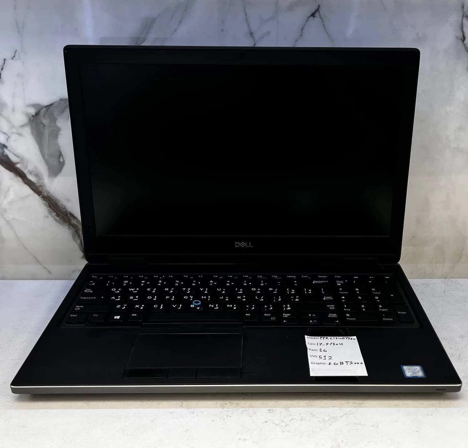 لپ تاپ استوک DELL PRECISION 7540 | 15.6″ FHD | Core I7-9750H | 16GB RAM | 512GB SSD | 4GB T2000