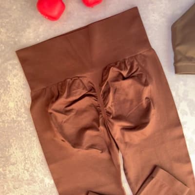 لگ سیملس قهوه ای اسپرت زنانه کد 256 — تصویر ۵