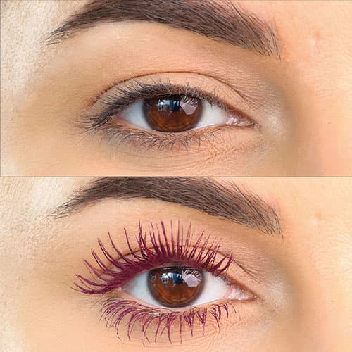 ریمل رنگی گلدن رز مدل FLASH LASH رنگ BURGUNDY — تصویر ۲
