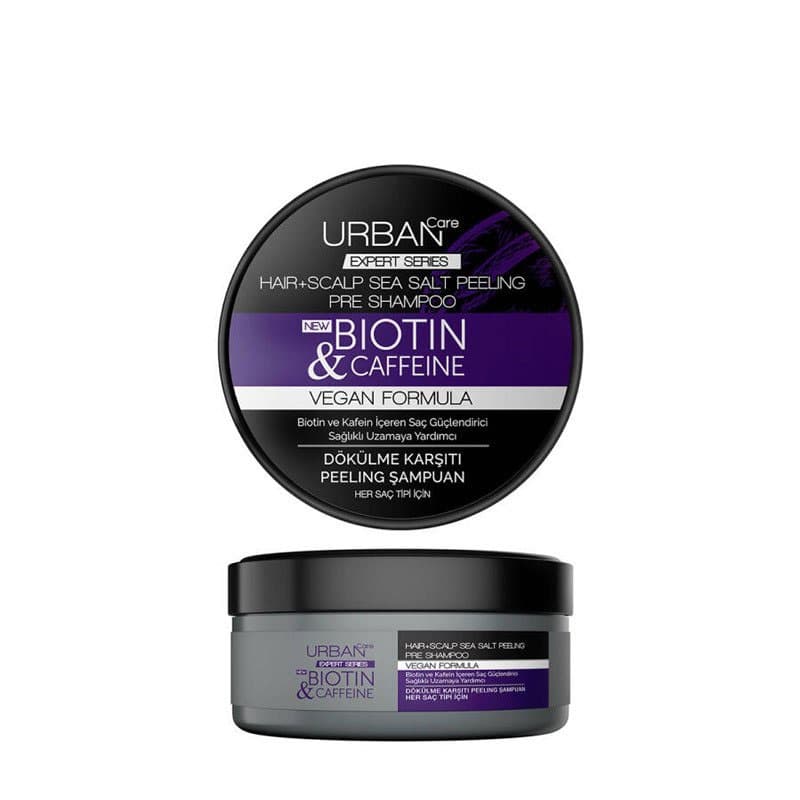 اسکراب کف سر اوربان Urban Care مدل Biotin And Caffeine