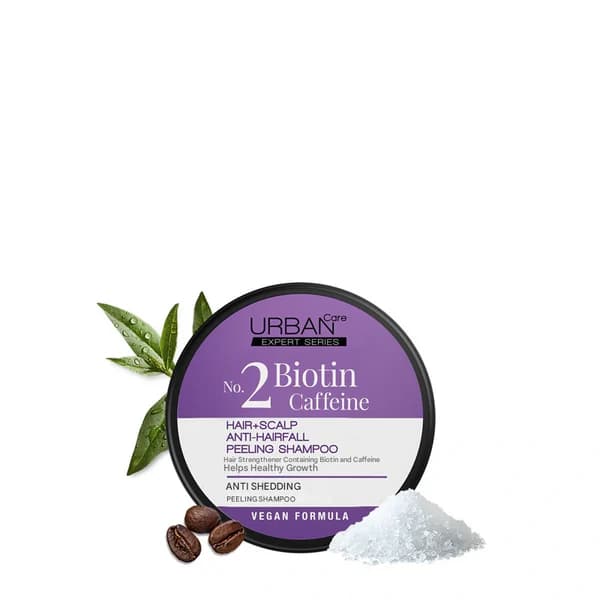 اسکراب کف سر اوربان Urban Care مدل Biotin And Caffeine — تصویر ۵