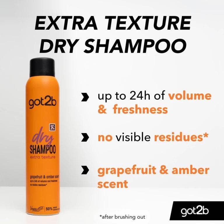 اسپری شامپو خشک شوارتسکوف مدل Extra Texture got2b — تصویر ۴