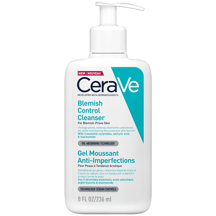 ژل شست و شوی صورت سراوی Cerave مدل Blemish Control (ضدجوش)