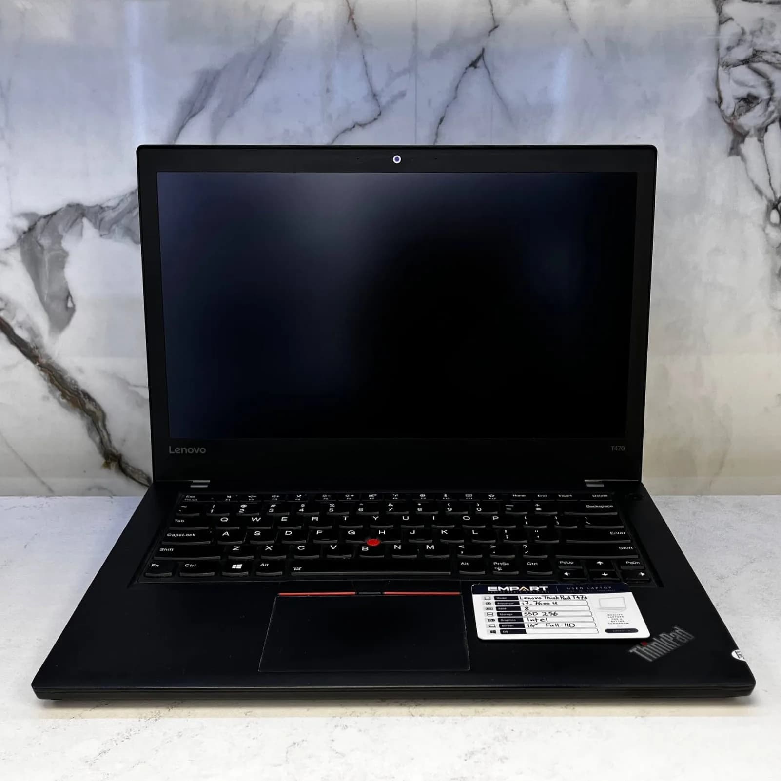 لپ تاپ استوک Lenovo ThinkPad T470 | 14.1″ | Core i7-7600U | 8GB RAM | 256GB SSD | Intel HD — تصویر ۳
