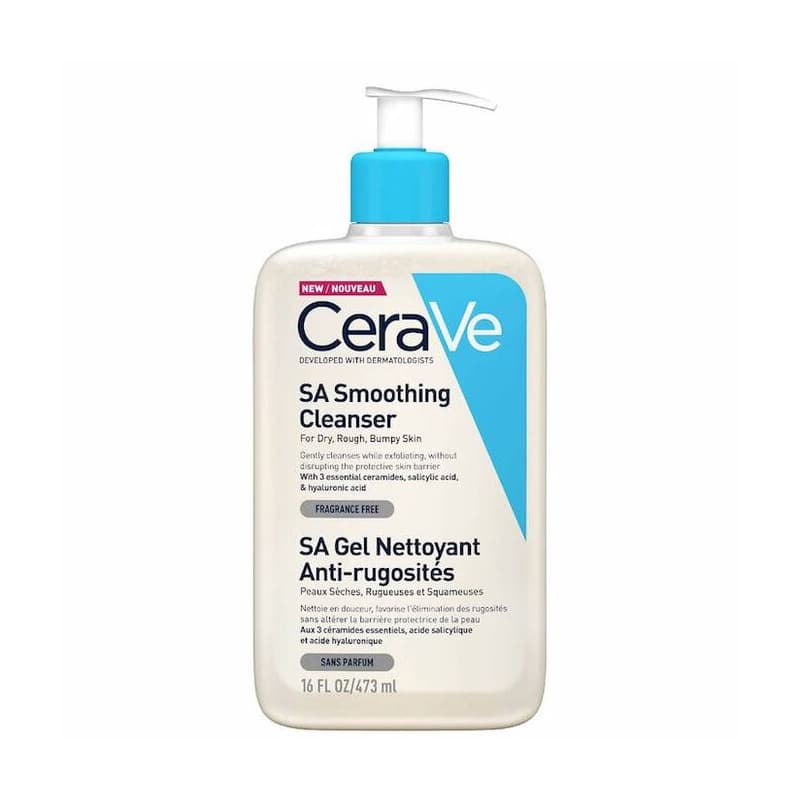 ژل شستشوی صورت سراوی CeraVe مدل SA Smoothing سالیسیلیک اسید — تصویر ۲