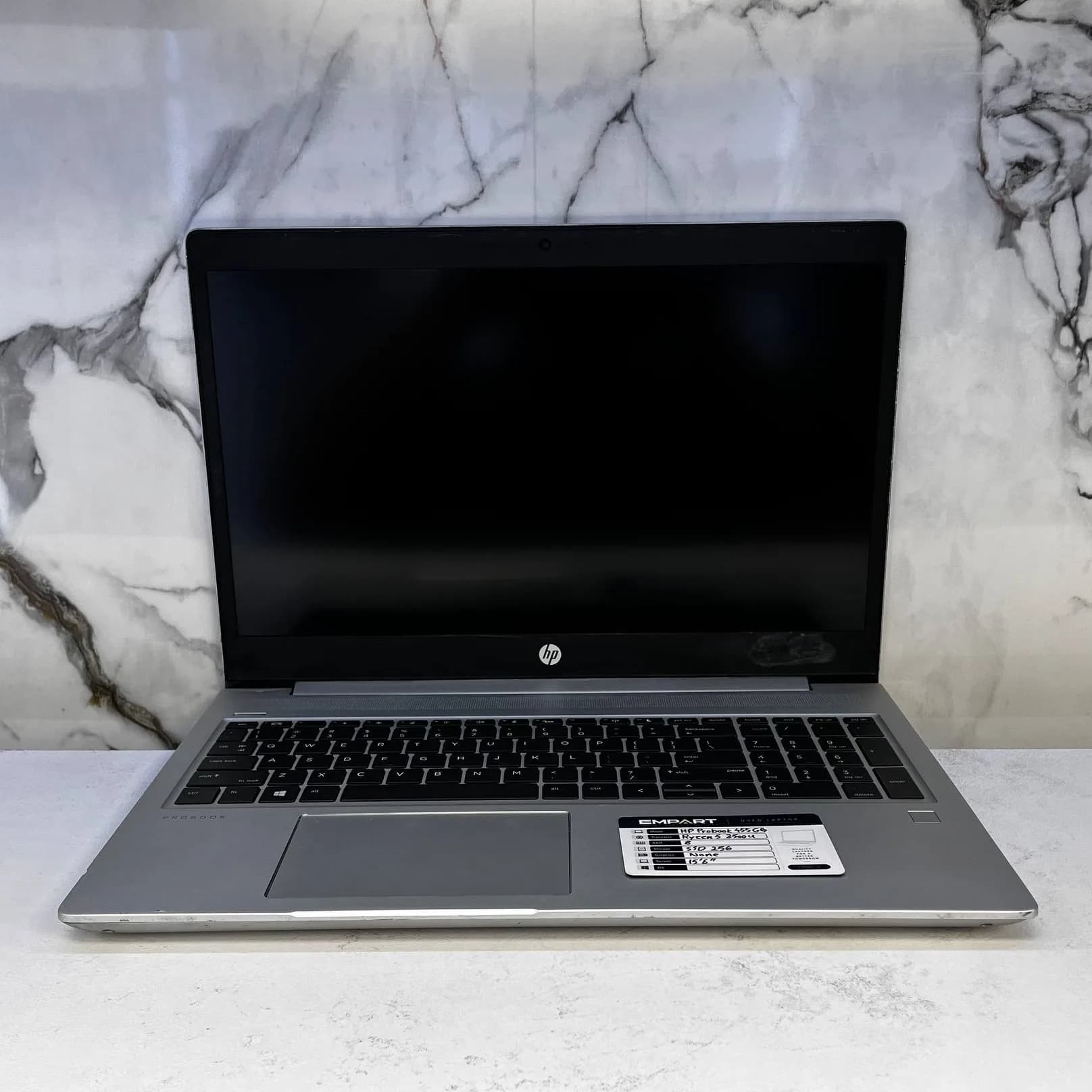 لپ تاپ استوک HP ProBook 455 G6 | Ryzen 5‑3500U | رم 8GB | SSD 256GB | صفحه نمایش 15.6 FHD | گرافیک UMA — تصویر ۳