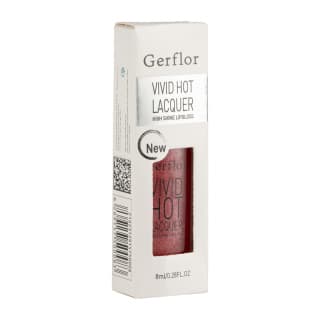رژلب مایع شاین دار گرفلور مدل Vivid Hot Gerflor Vivid Hot Liquid Lipstick — تصویر ۲