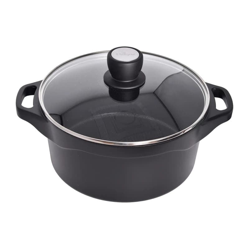 قابلمه گرانیت یونیک طرح هلیوس سایز 28 به همراه دستگیره کد UN-8928 — تصویر ۲