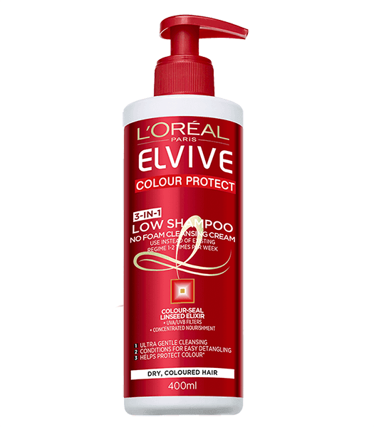 شامپو مو کرمی لورآل Loreal فاقد سولفات مدل COLOR VIVE