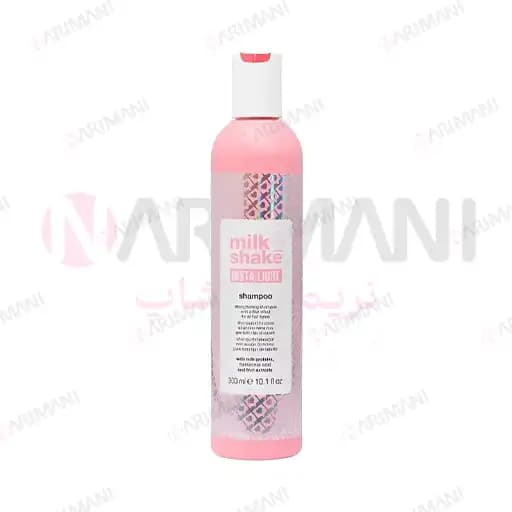 شامپو پرکننده و آبرسان میلک شیک مدل Insta Light حجم 300 میل
