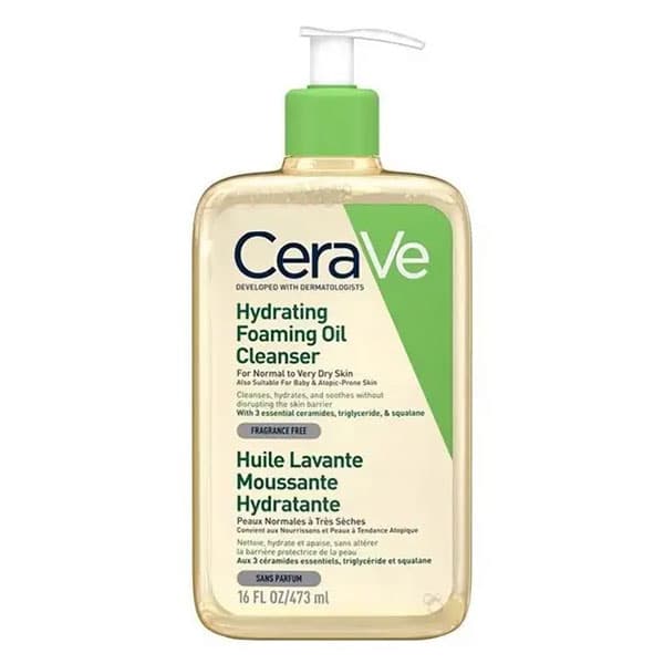 ژل شوینده روغنی پوست خیلی خشک سراوی Cerave Hydrating Foaming Oil Cleanser — تصویر ۲