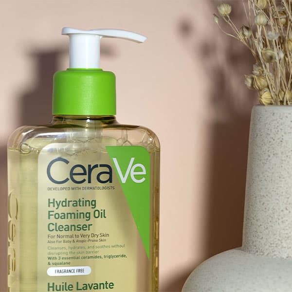 ژل شوینده روغنی پوست خیلی خشک سراوی Cerave Hydrating Foaming Oil Cleanser — تصویر ۴