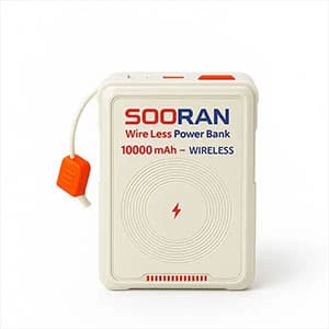 پاوربانک سوران 10000mAh | مدل : SO-PO-M7 pro | همراه با شارژر بی سیم