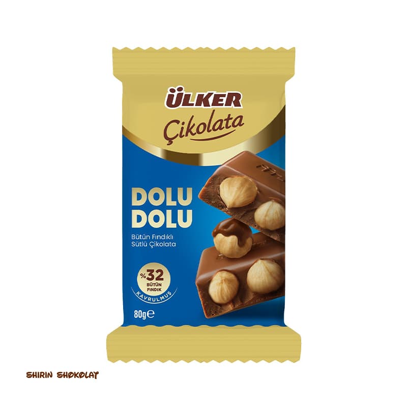 شکلات تبلتی شیری شکلاتی اولکر 80گرمی