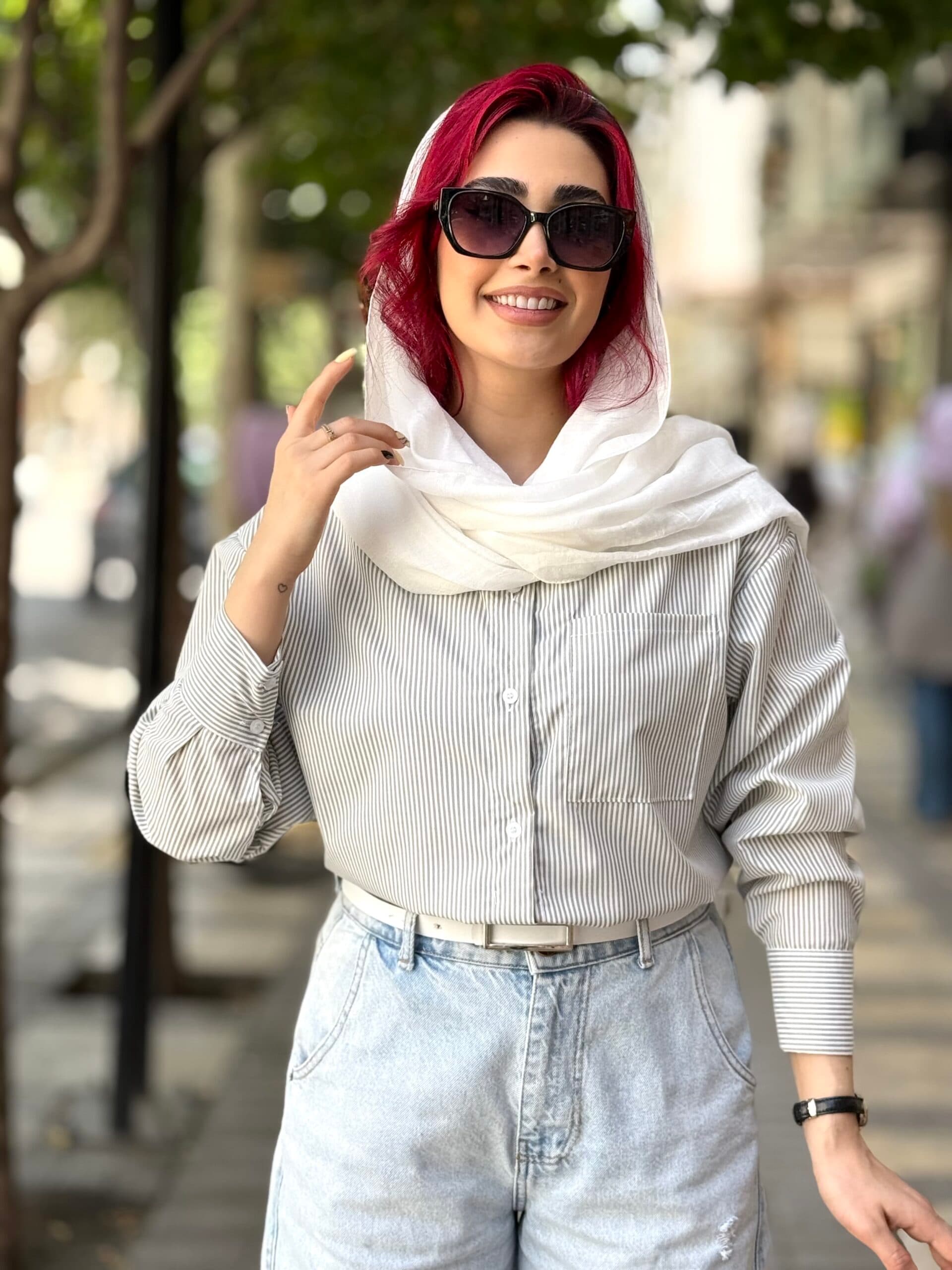 مانتو شوميزي راه راه E كد 75788 — تصویر ۵