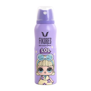 اسپری بدن کودک مدل LoL Surprise حجم 125 میلی لیتر فیکورس Fikores LoL Surprise Body Spray For Kids 125 ml