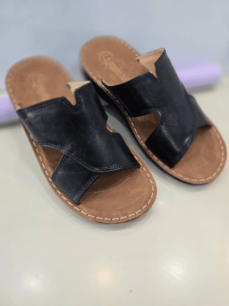 صندل مردانه چرم صنعتی