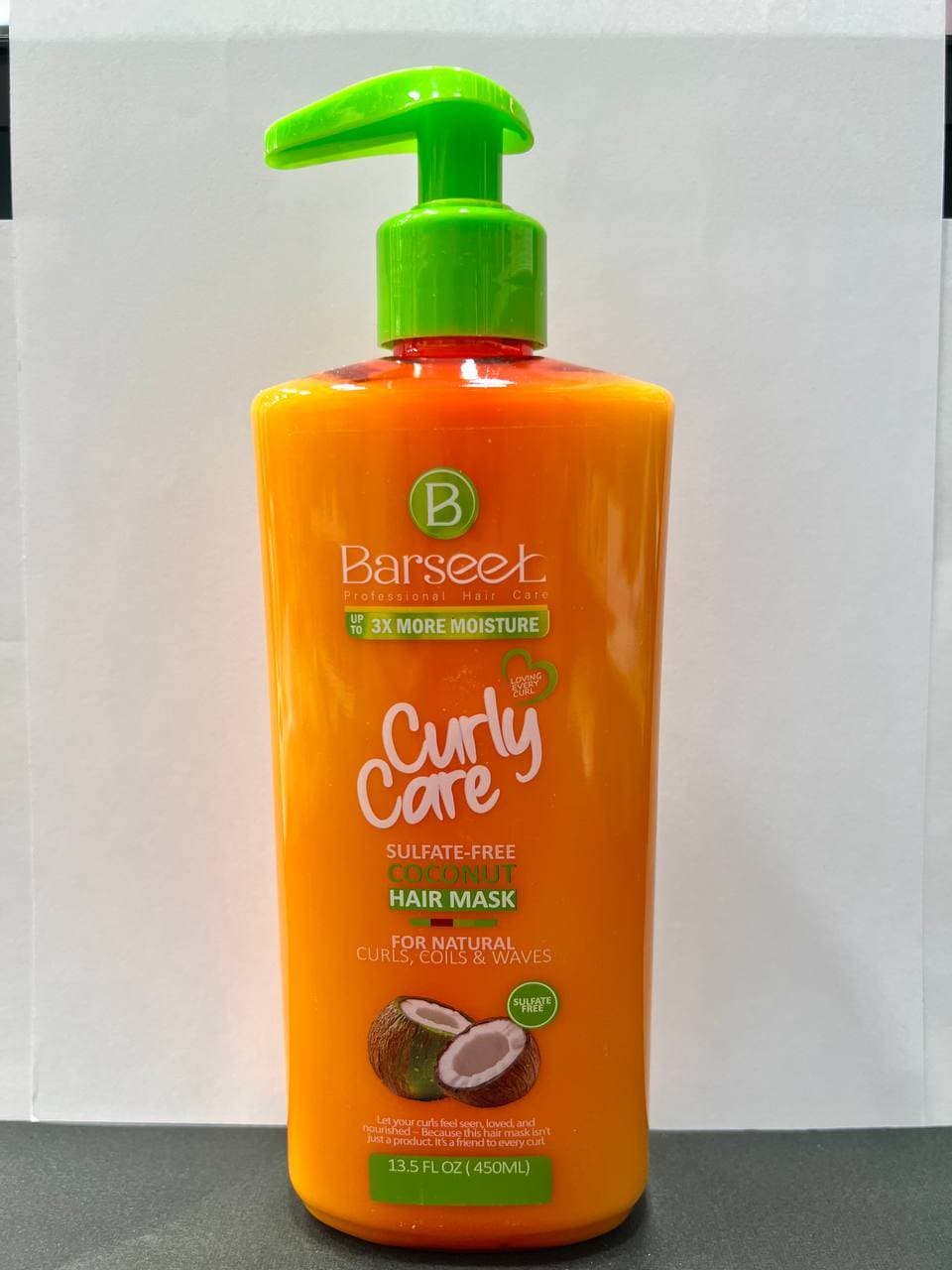 ماسک مو با آبکشی مناسب موهای فر 450ml بارسل