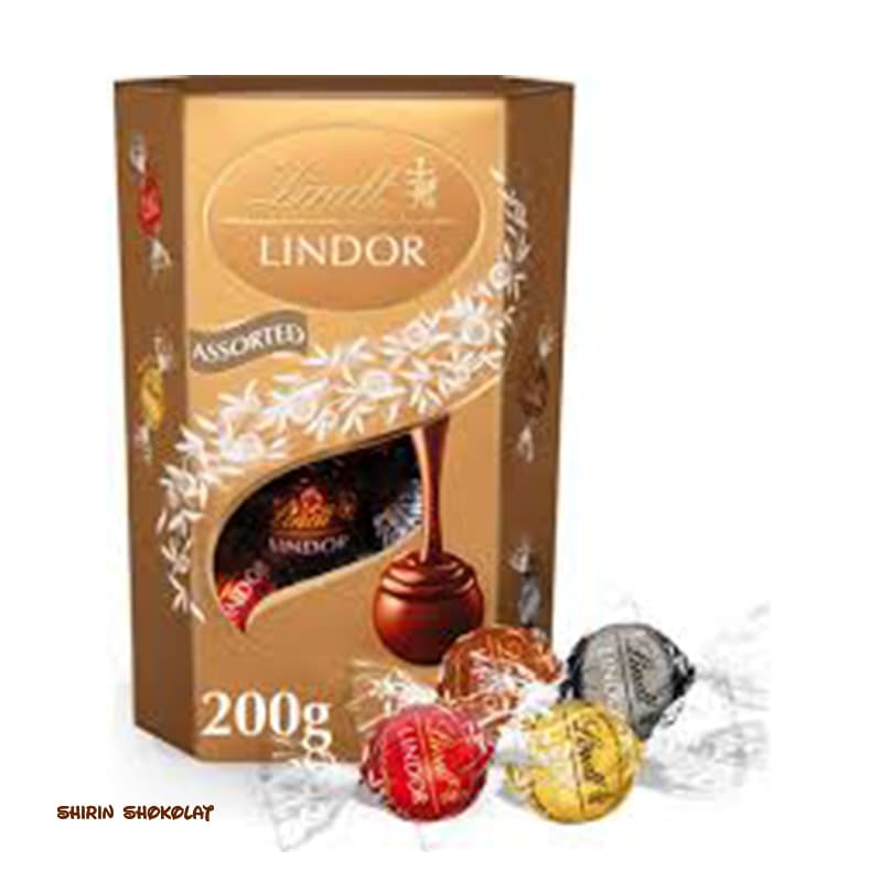 شکلات لینت لیندور Lindt LINDOR در 5 طعم 200 گرمی — تصویر ۴