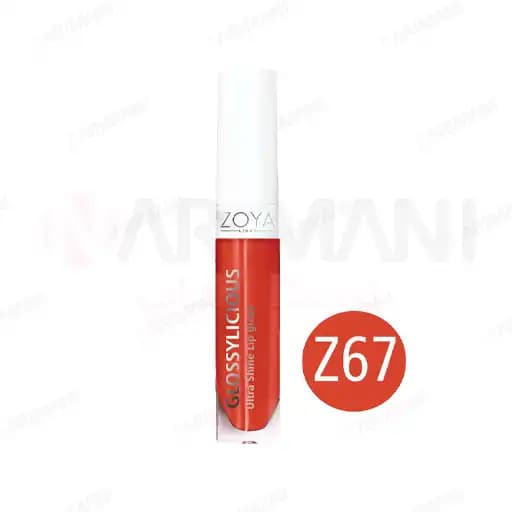 رژ لب مایع زویا مدل Ultra Shine شماره Z67 حجم 8 میل