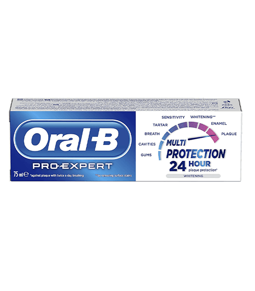 خمیر دندان سفیدکننده روزانه اورال بی سری Pro-Expert MULTI PROTECTION مدل Whitening