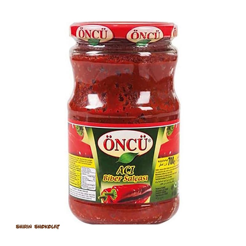 رب گوجه فرنگی و فلفل قرمز تند اونچو Oncu حجم 700 گرم