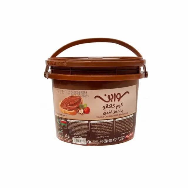 کرم کاکائو با مغز فندوق سوربن کاله وزن 1000 گرم — تصویر ۲