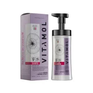 شامپو ویتامول VITAMOL مخصوص موهای فر و مجعد حجم ۳۰۰ میلی لیتر بدون سولفات