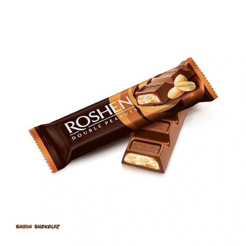 شکلات شیری مغزدار روشن Roshen در 3 طعم وزن 29 گرم