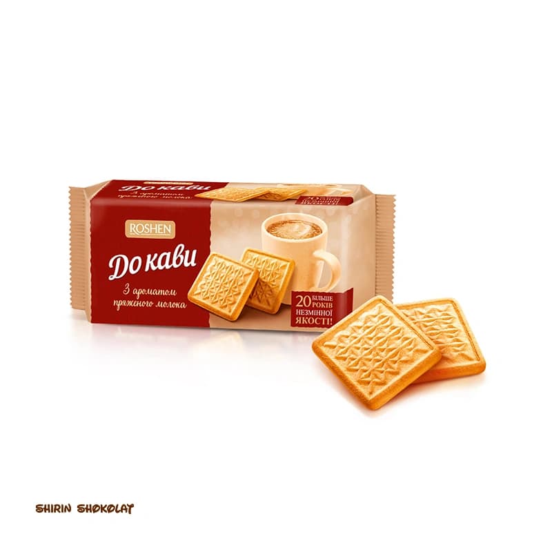 بیسکویت روشن Roshen مدل Do Kabu در 2 طعم وزن 185 گرم
