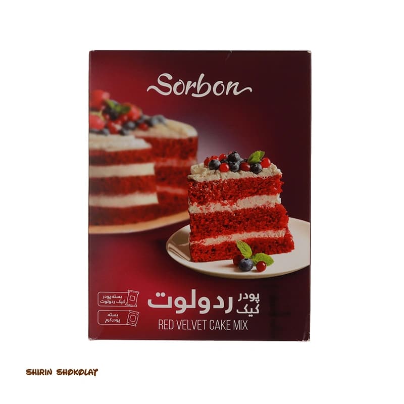 پودر کیک سوربن Sorbon در 4 طعم 400 گرمی — تصویر ۳