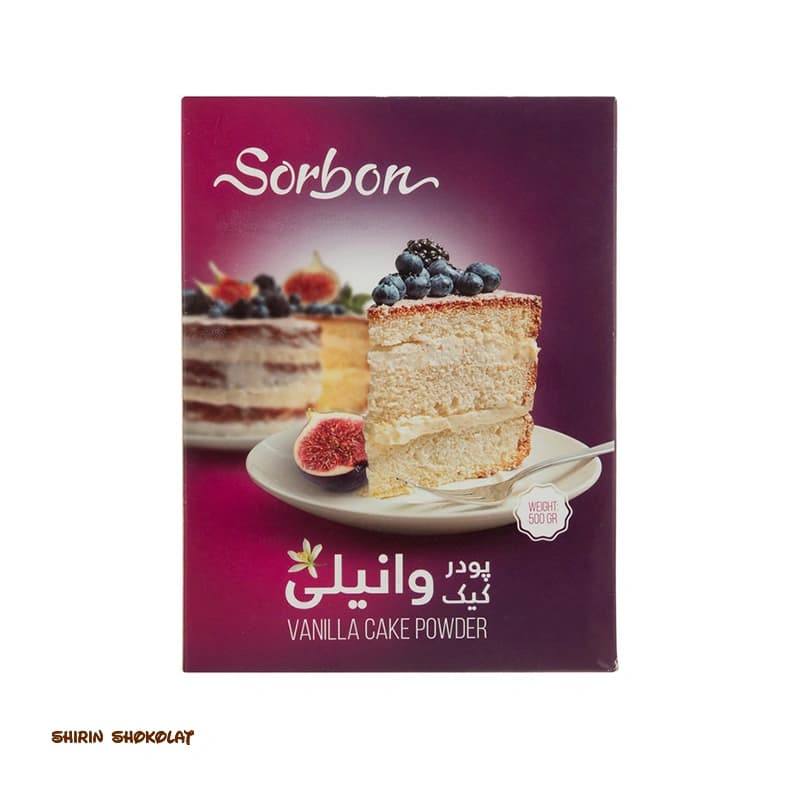پودر کیک سوربن Sorbon در 4 طعم 400 گرمی — تصویر ۲