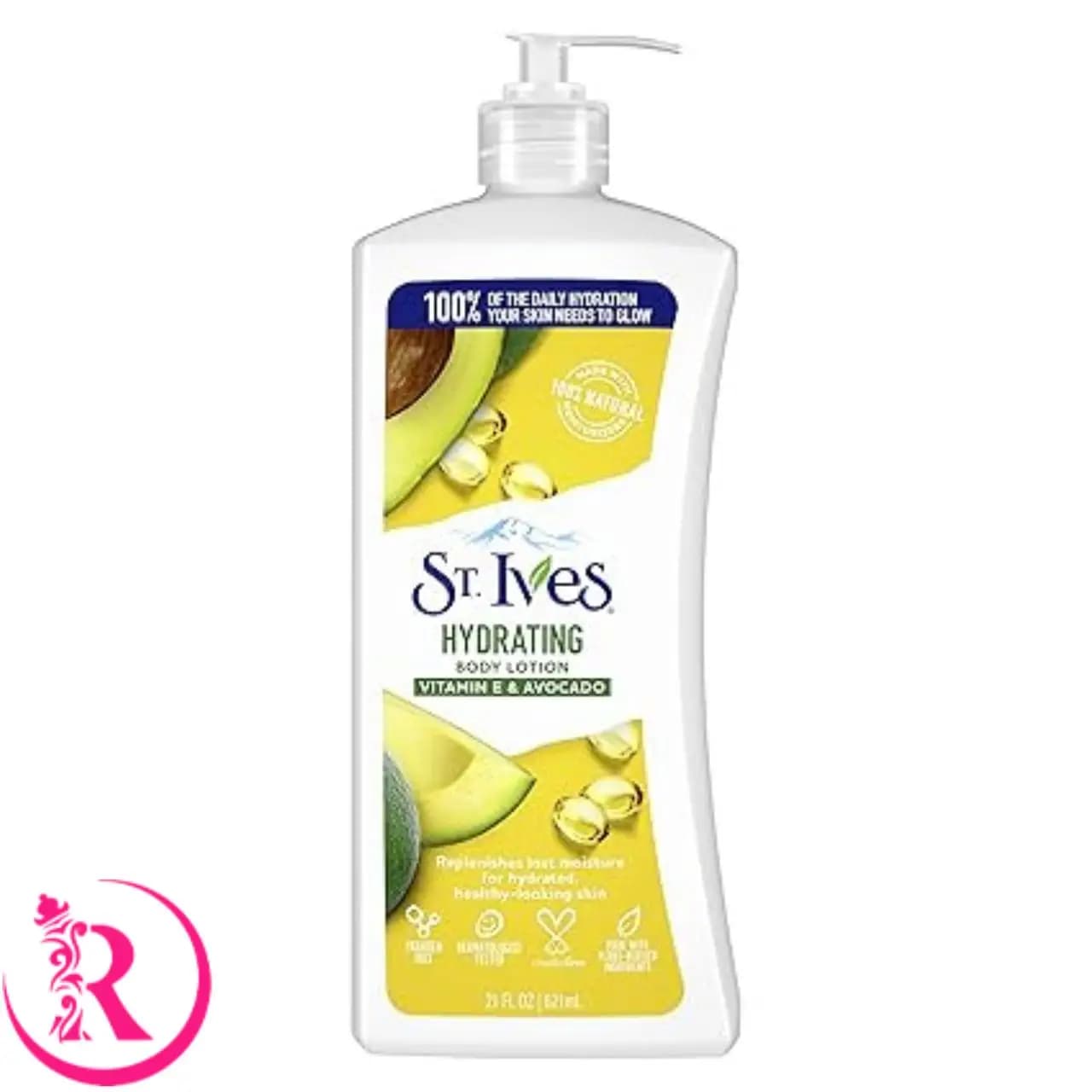 لوسیون بدن سنت ایوز St.Ives مدل Hydrating با عصاره آووکادو 621 میل