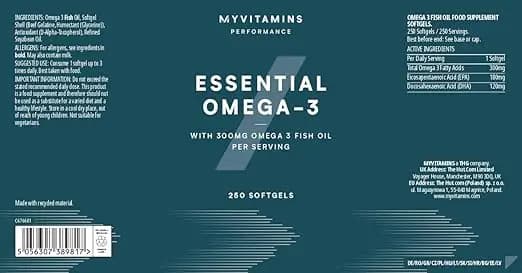امگا 3 مای ویتامینز 250 عددی Myvitamins — تصویر ۳