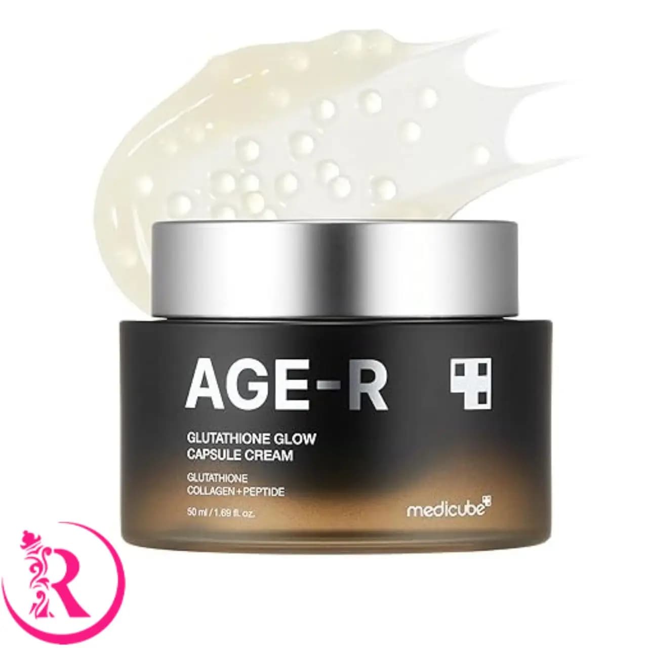 کرم کاسه‌ای کپسولی گلوتاتیون مدی کیوب 50 میلی‌لیتر (Medicube AGE-R Glutathione Glow Capsule Facial Cream)