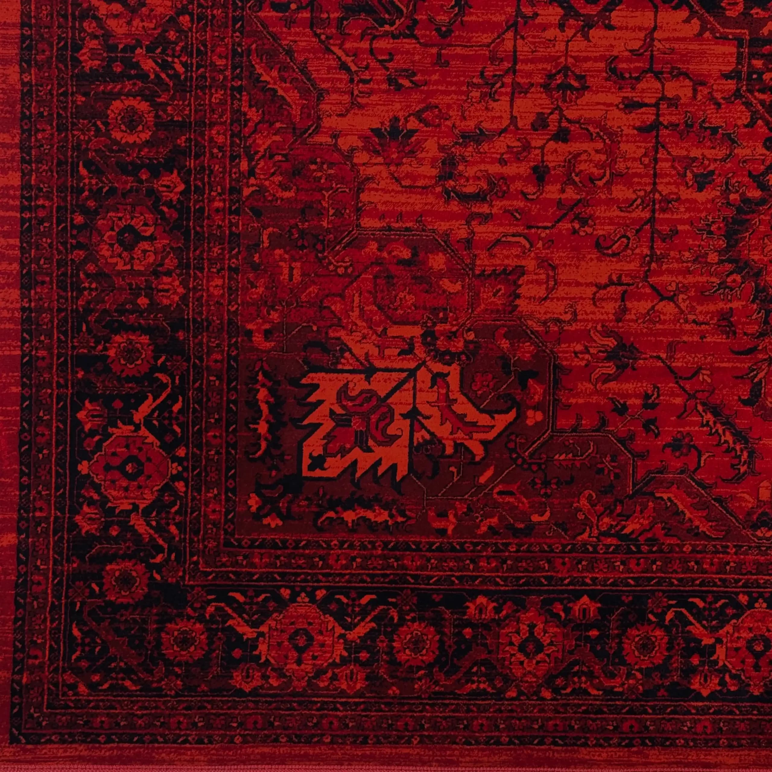 فرش کاشان 700 شانه لاکی کد 7041 — تصویر ۴