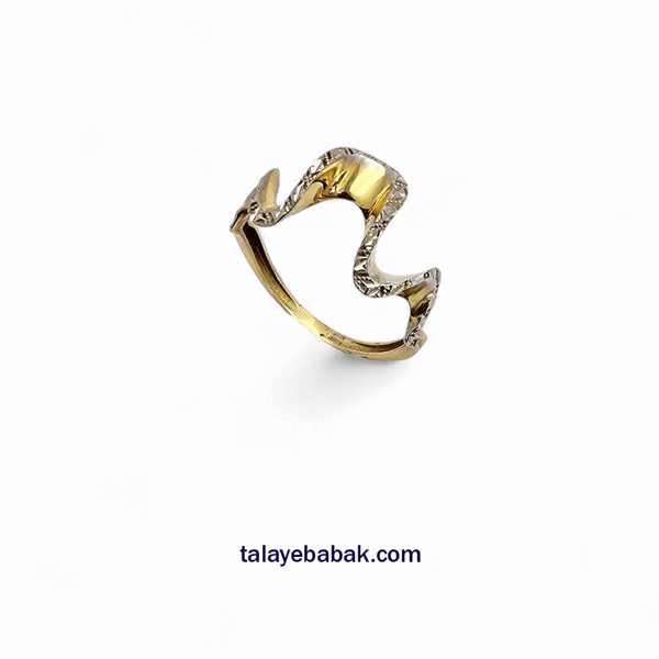 انگشتر طرح موج — تصویر ۵