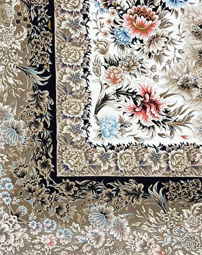 فرش هورام کد 2110 طرح باغ گل — تصویر ۸