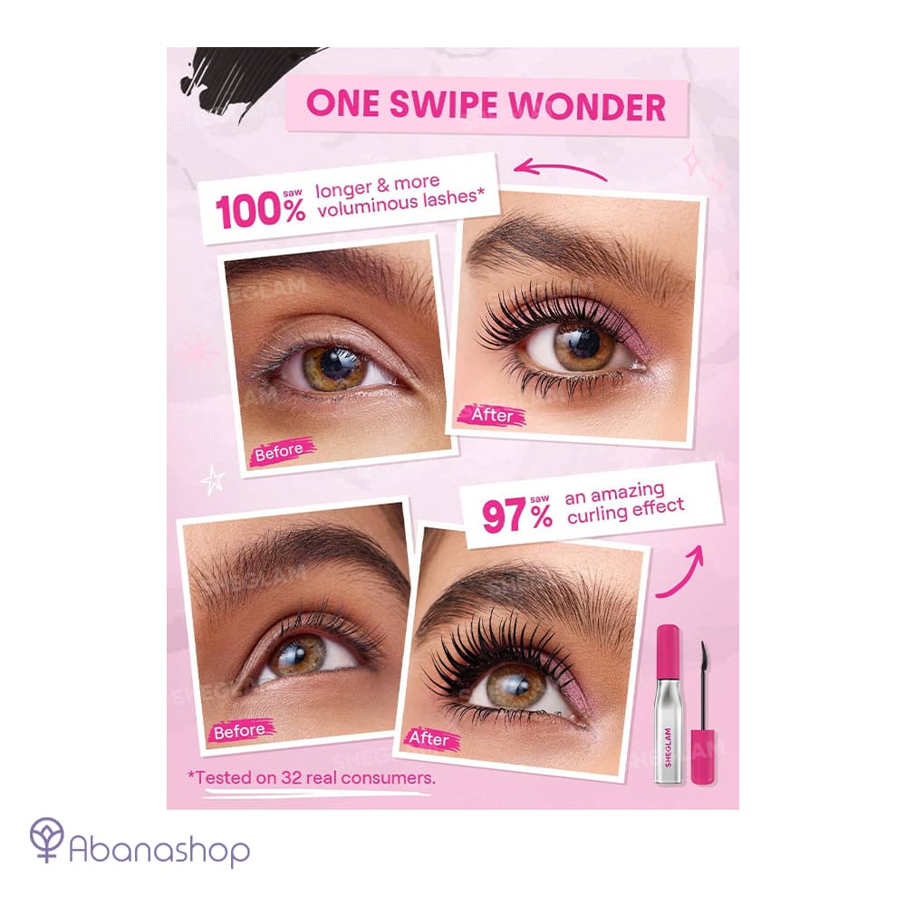 ریمل بلند کننده ضد آب شیگلم مدل Lashlighter Up And Out — تصویر ۷
