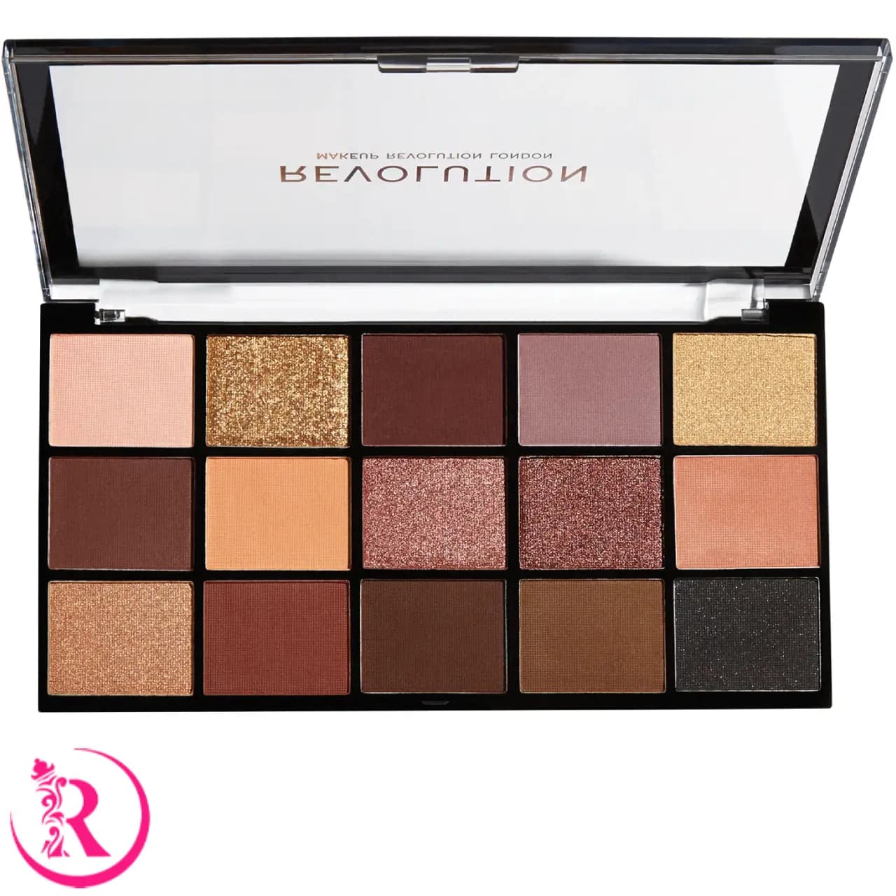 پالت سایه چشم رولوشن مدل ولوت رز (Makeup Revolution Reloaded Velvet Rose) — تصویر ۲