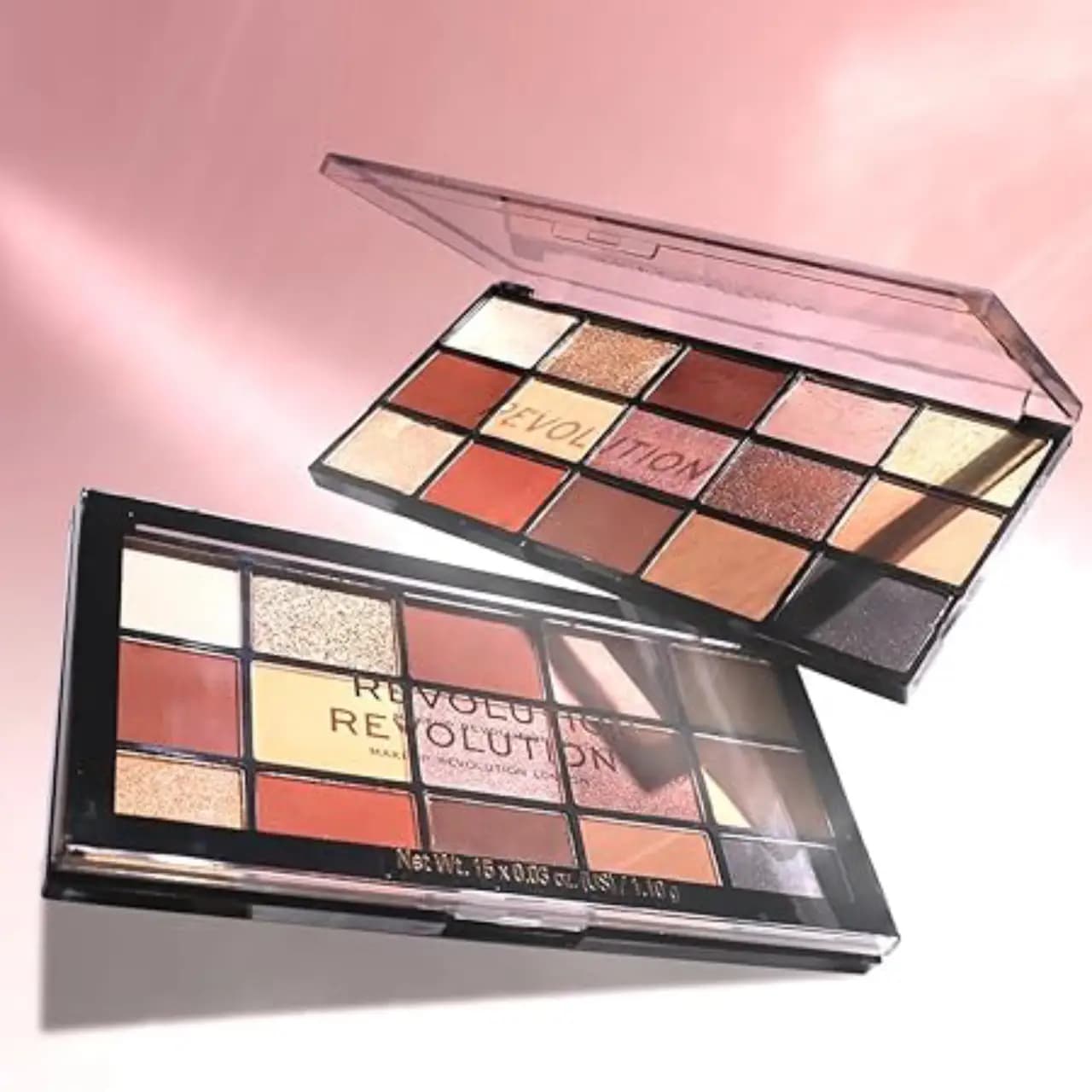 پالت سایه چشم رولوشن مدل ولوت رز (Makeup Revolution Reloaded Velvet Rose) — تصویر ۸