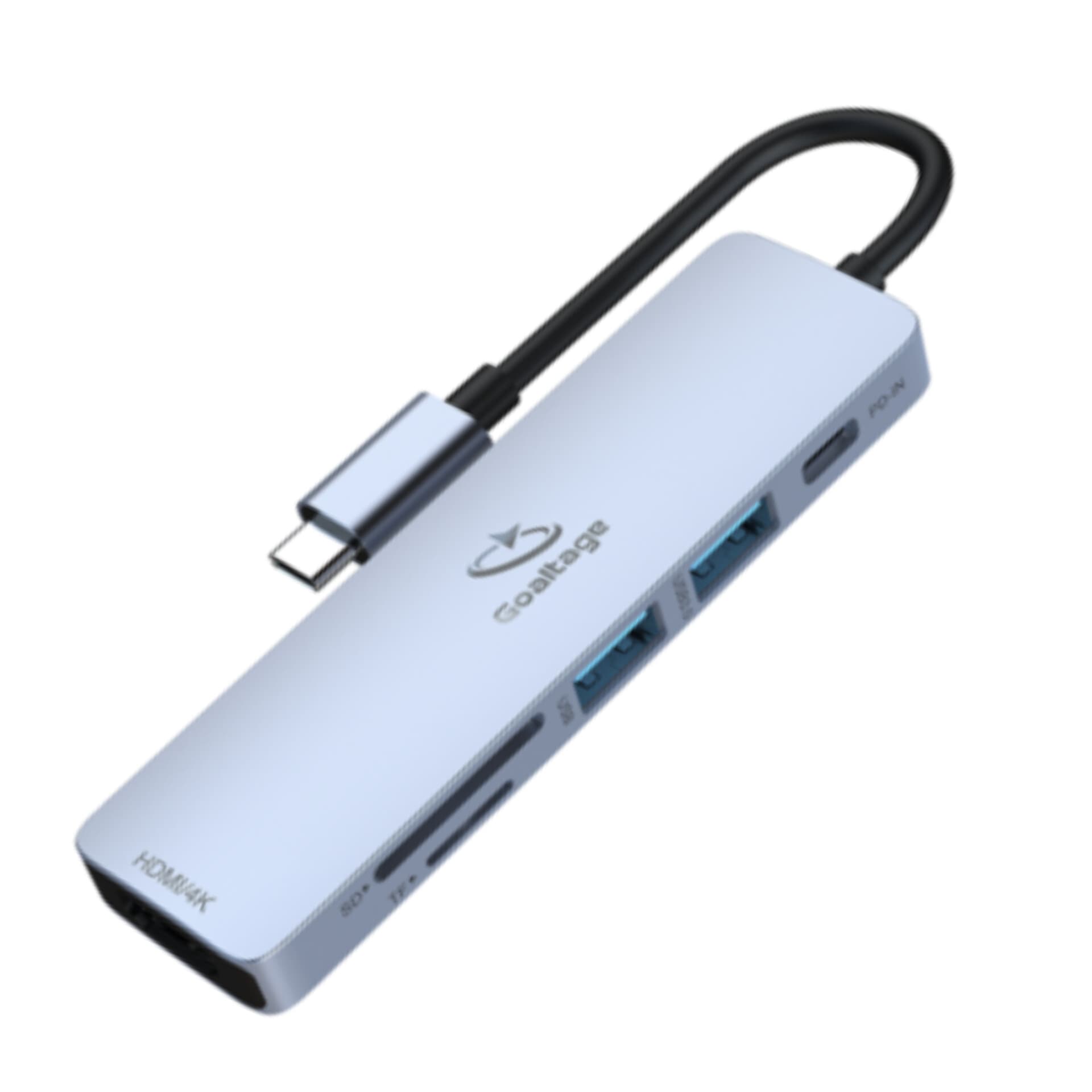 هاب 6 پورت USB-C گلتیج مدل HU01 55W — تصویر ۲