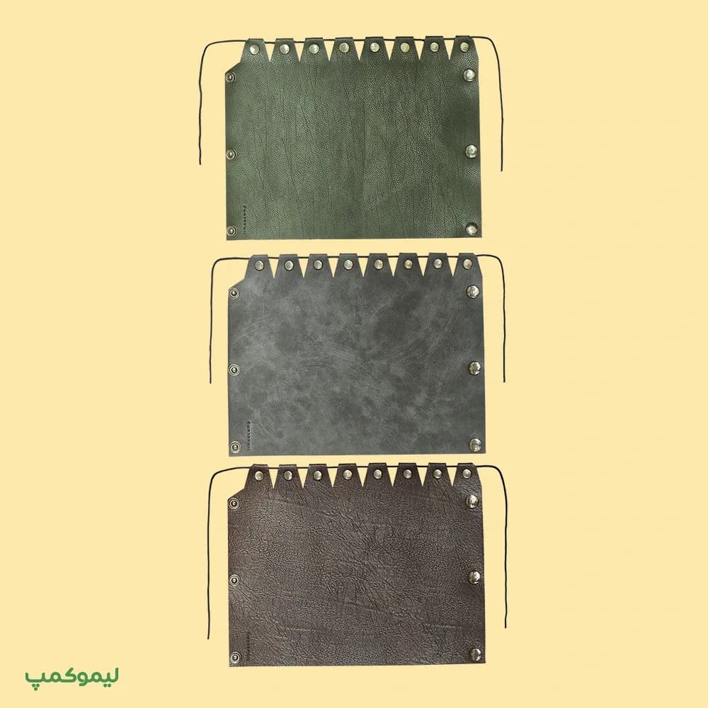 کاور کپسول استوانه 220 گرمی چرم مصنوعی — تصویر ۲