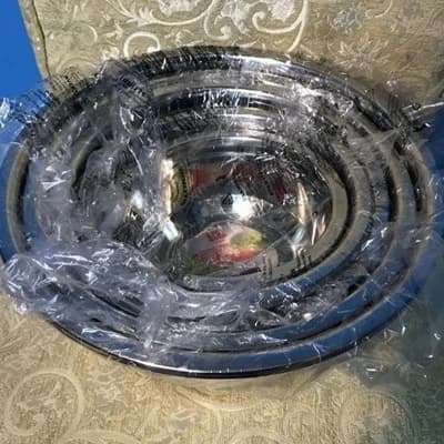 سرویس لگن استیل 5 پارچه پانچ کرکماز — تصویر ۳