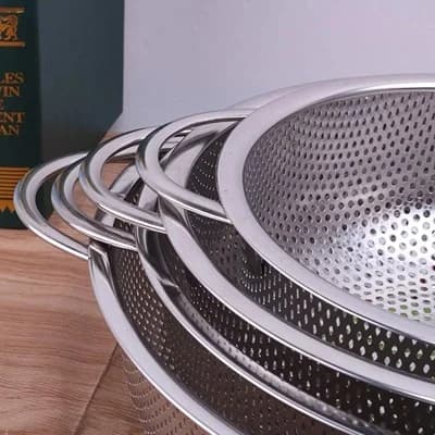 سرویس آبکش استیل 6 پارچه پانچ MRS — تصویر ۴