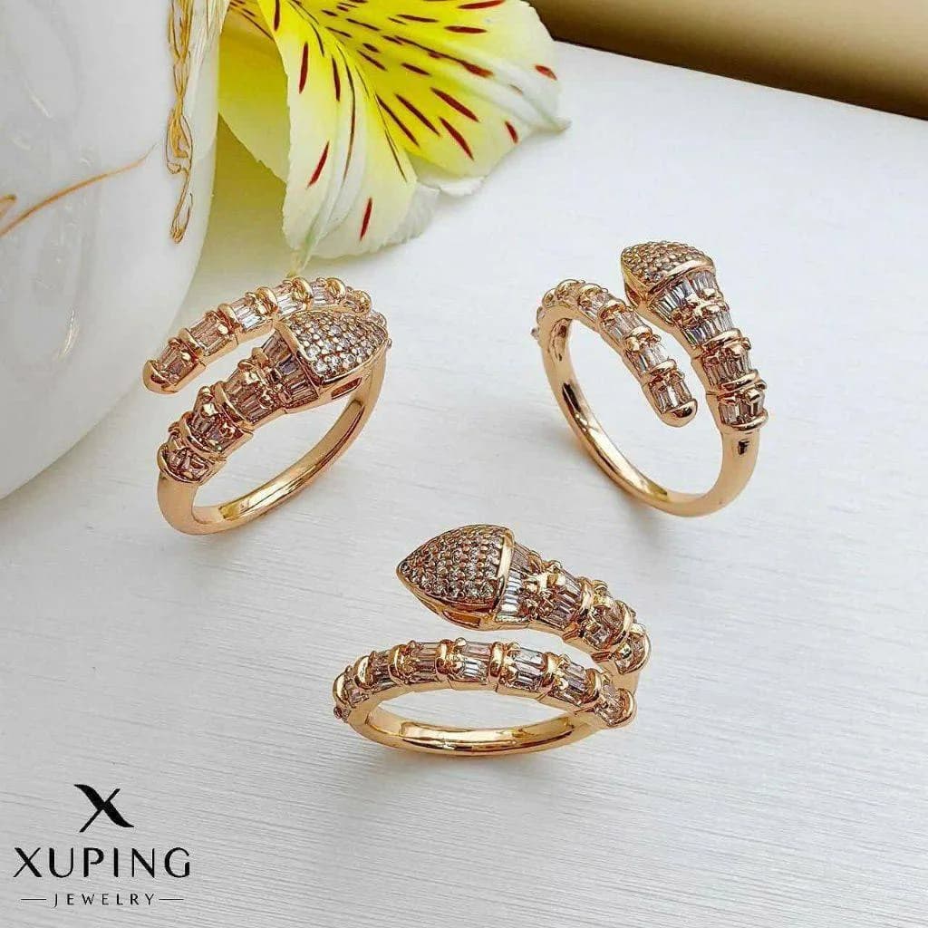 انگشتر فری سایز طرح مار رنگ ثابت ژوپینگ کد ۲۷۹۸