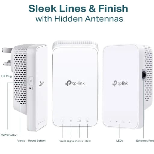 تقویت‌کننده وای‌فای TP-Link RE330 AC1200 دو بانده با پورت اترنت — تصویر ۲