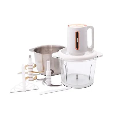 خردکن و غذاساز دانمور مدل DR-1010 ظرفیت 3.3 لیتر دو کاسه (اقساطی) — تصویر ۲
