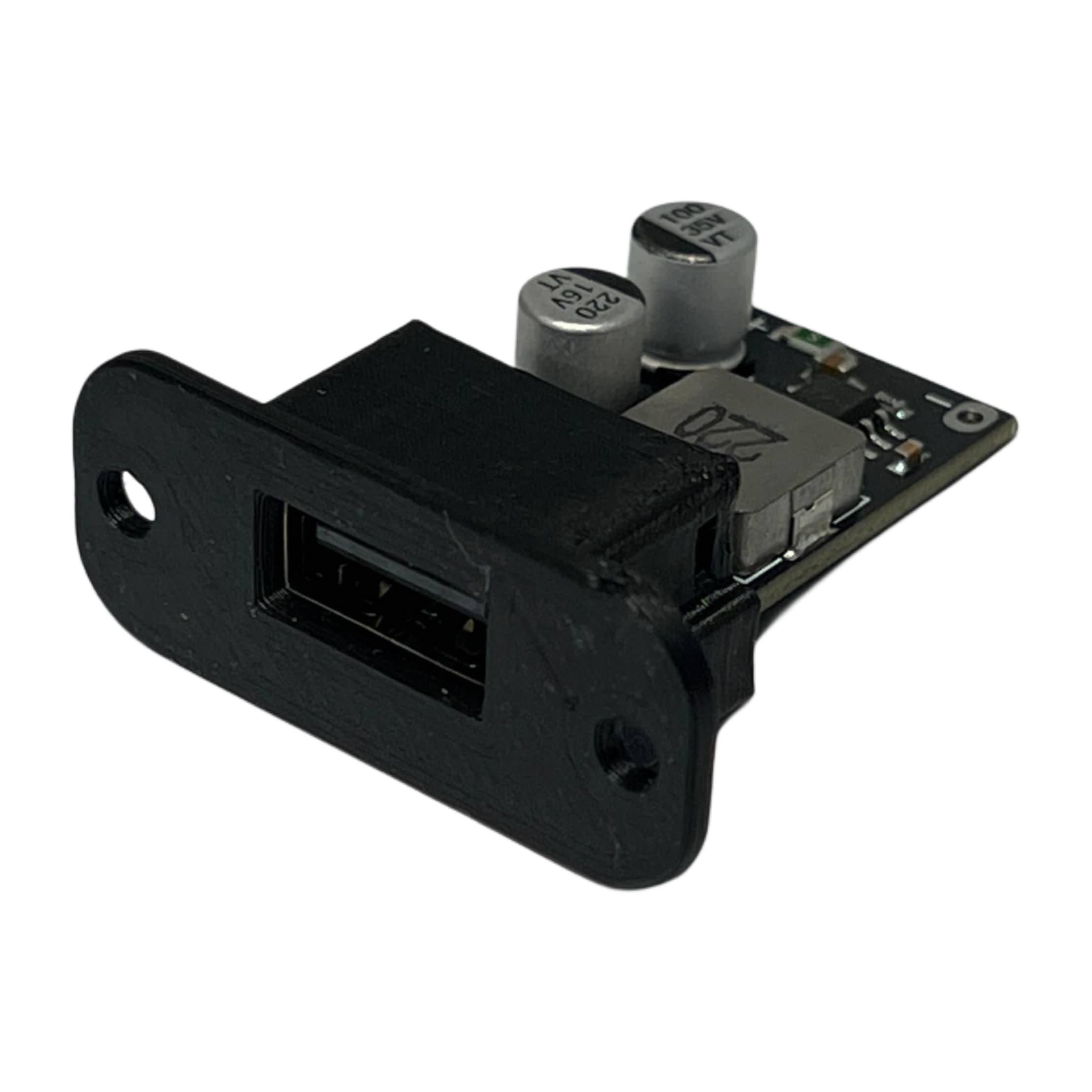 قاب ماژول QC3.0 رو پنلی 3d printed