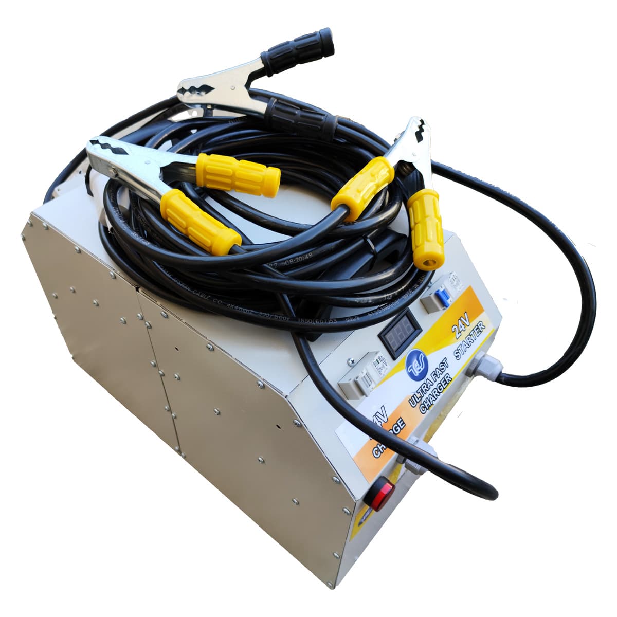 شارژر فوق سریع خودروهای سبک و سنگین مدل TES-21000-12-24V — تصویر ۳